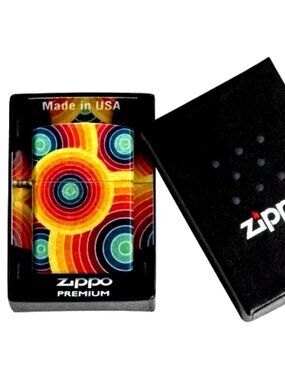 Colorful Pattern Design 540 Fusion Multi Sided Zippo Lighter